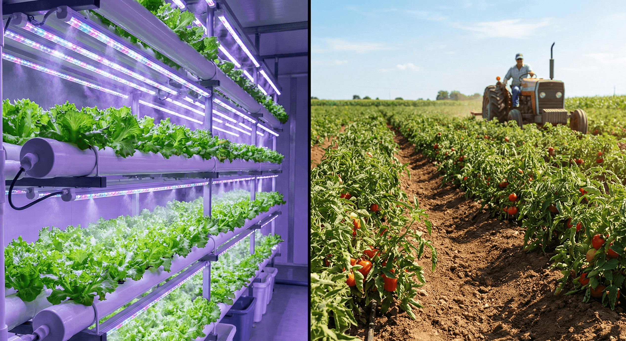 Hydroponics vs. Traditional Farming: A Comparison